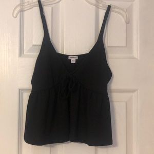 GARAGE cropped ribbed top. Size XS fits true to size.